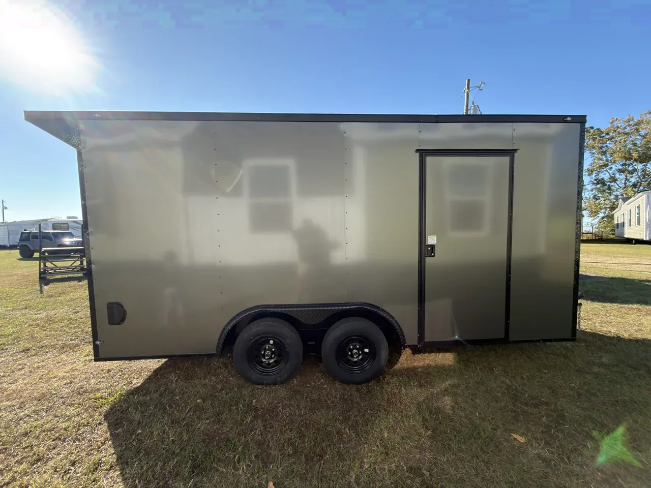 2026 Other 8.5x16TA 7' Tall .080 PolyCor Blackout Package Rear Wing Spoiler Cargo / Enclosed Trailer