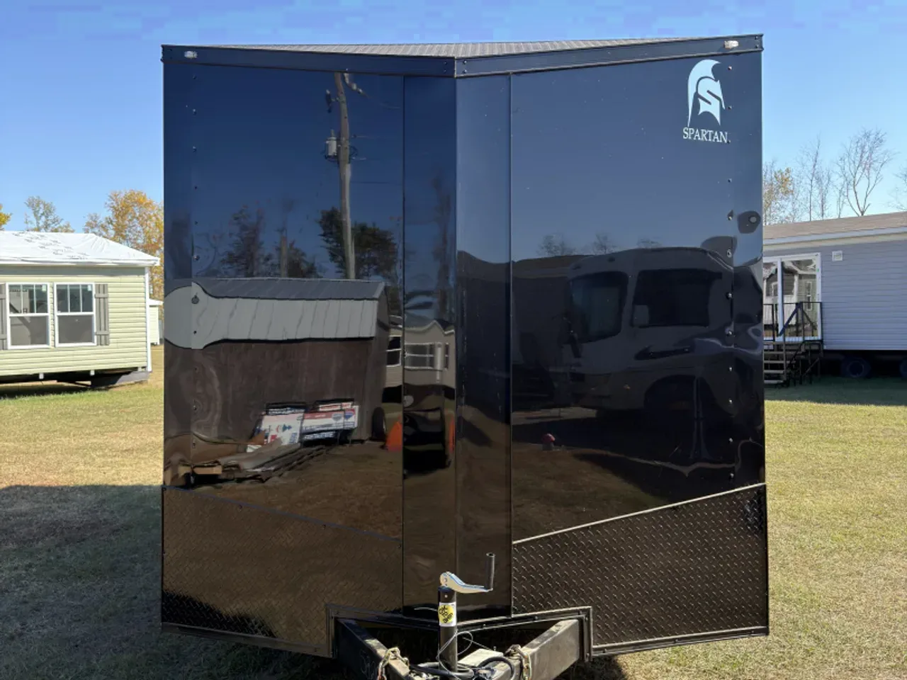 2026 Spartan Cargo 8.5x18TA Blackout Rear Wing Spoiler 7'6" Tall Spread Axle Cargo / Enclosed Trailer
