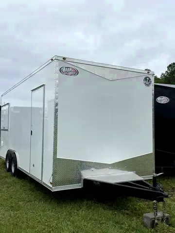 2025 A&R Economy 8.5x20 Flat Nose POLYCOR Cargo Trailer