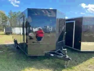 2025 Rock Solid Cargo 8.5x20 Black Enclosed Trailer - Your Offer Awaits!
