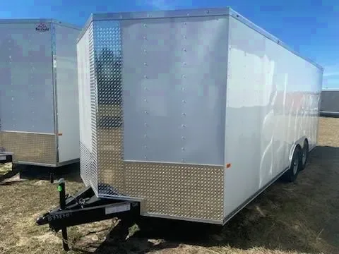 2025 Rock Solid Cargo 8.5x20 White Enclosed Trailer - Douglas, GA