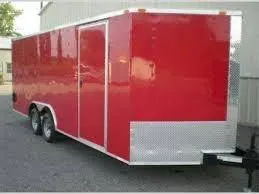 Eye-Catching 2025 Diamond 8.5x24 Red Enclosed Cargo Trailer - Offer Now!