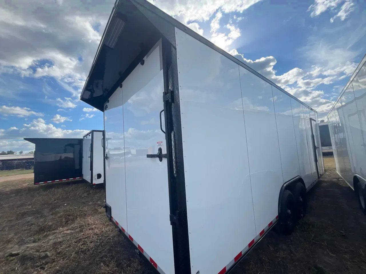2026 Diamond Cargo 8.5x24TA 7'6" Tall Screwless .080 PolyCor Rear Wing Spoiler Cargo / Enclosed Trailer