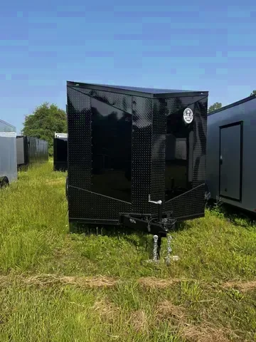 2025 A&R Economy 8.5x24 Polycor Black Cargo Trailer - Douglas, GA