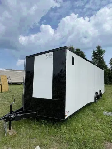 2025 Titanium 8.5x24 Polycor White Cargo Trailer - Douglas, GA
