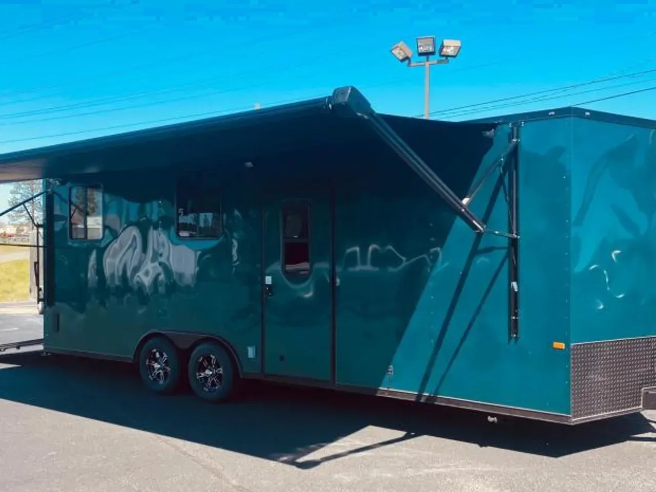 2027 Rock Solid Cargo 8.5 x24 TA Enclosed Cargo Trailer / Toy Hauler / Bed, Bathroom, Kitchen