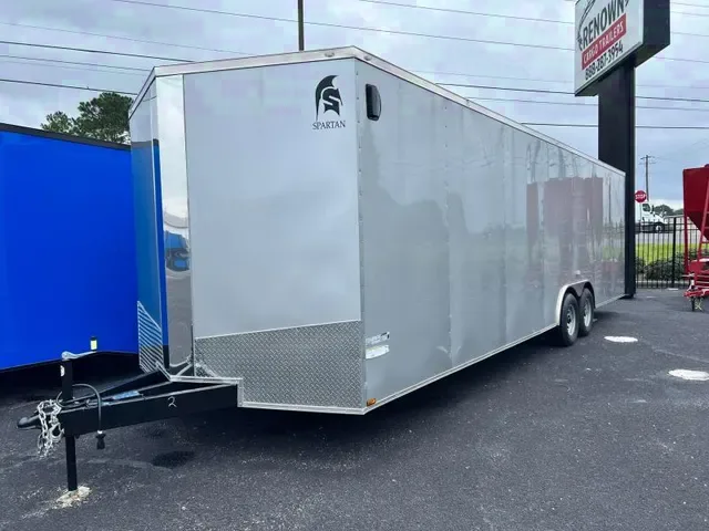 2025 Spartan Cargo 8.5x28 Enclosed Trailer (Silver) - Douglas, GA