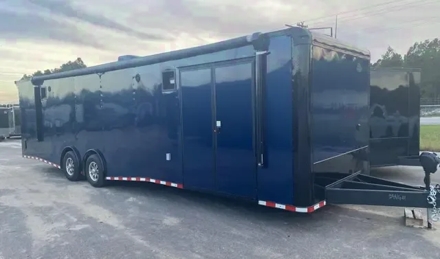 2024 Rock Solid Cargo 8.5x32 TA Enclosed Trailer - Blue