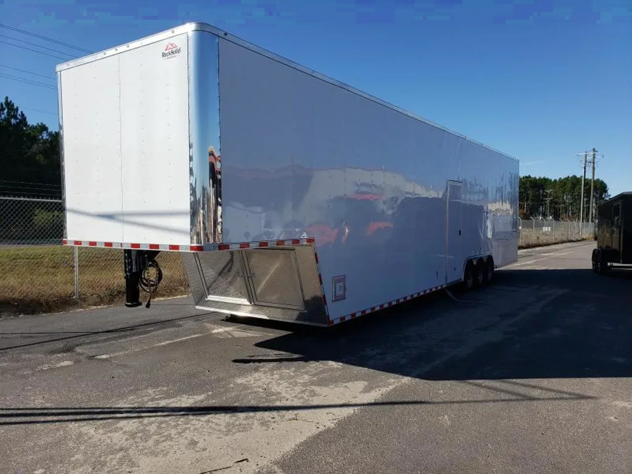 2027 Rock Solid Cargo 8.5x44 Gooseneck Enclosed Trailer / Triple Axle with Ramp, D-Rings, E-Track, a