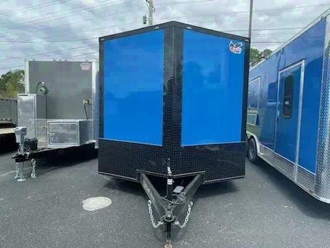 2025 Quality Cargo 8.5x20 Enclosed Trailer (Blue) - Douglas, GA