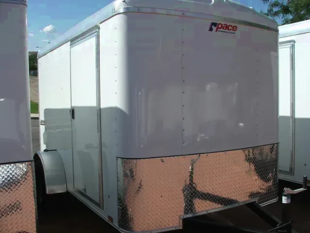 10FT Flat Front Cargo Trailer with Ramp