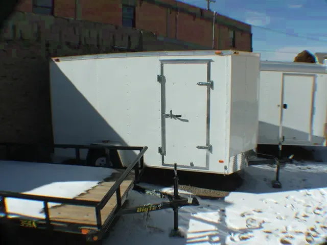 12FT SINGLE AXLE V-NOSE CARGO TRAILER
