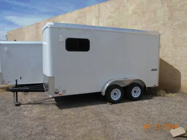 14FT REAR RAMP DOOR AND SIDE WINDOW
