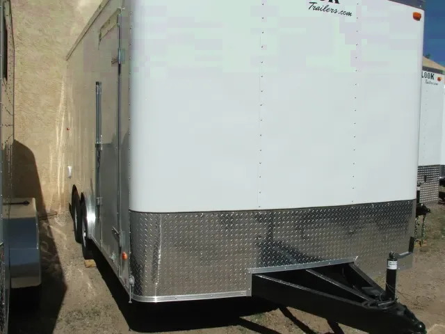 16FT CARGO WITH SPRING ASSIST RAMP AND 3500LB AXLES