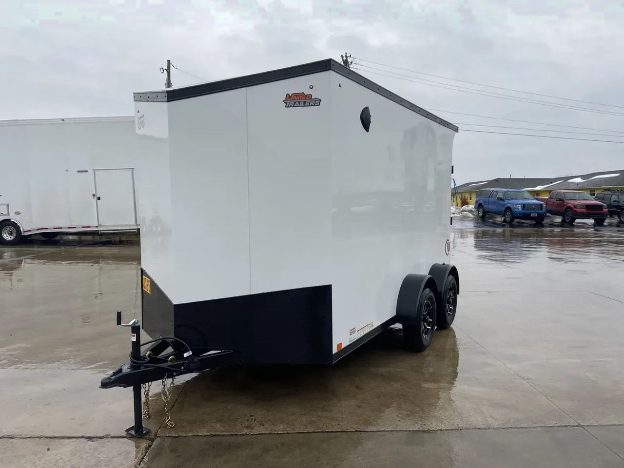 United 12' UJ V-Nose Enclosed Cargo Trailer