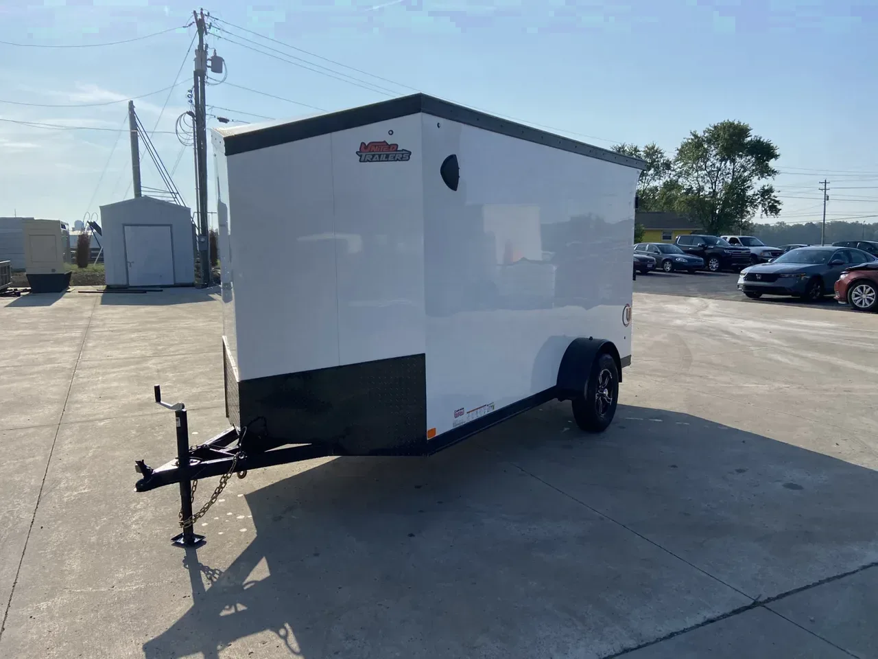 United 12' UJ V-Nose Enclosed Cargo Trailer