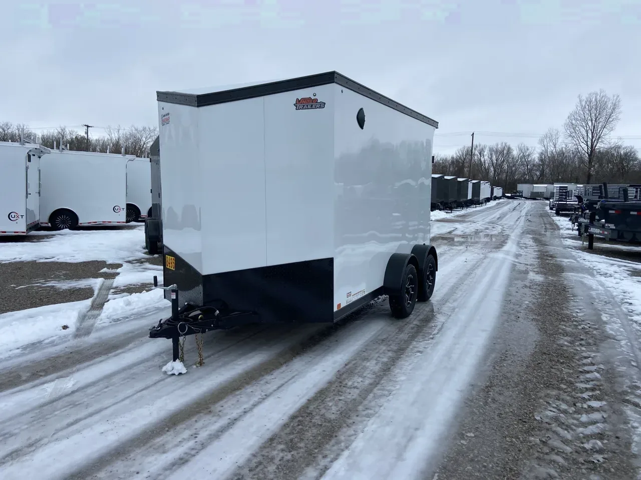 United 12' UJ V-Nose Enclosed Cargo Trailer