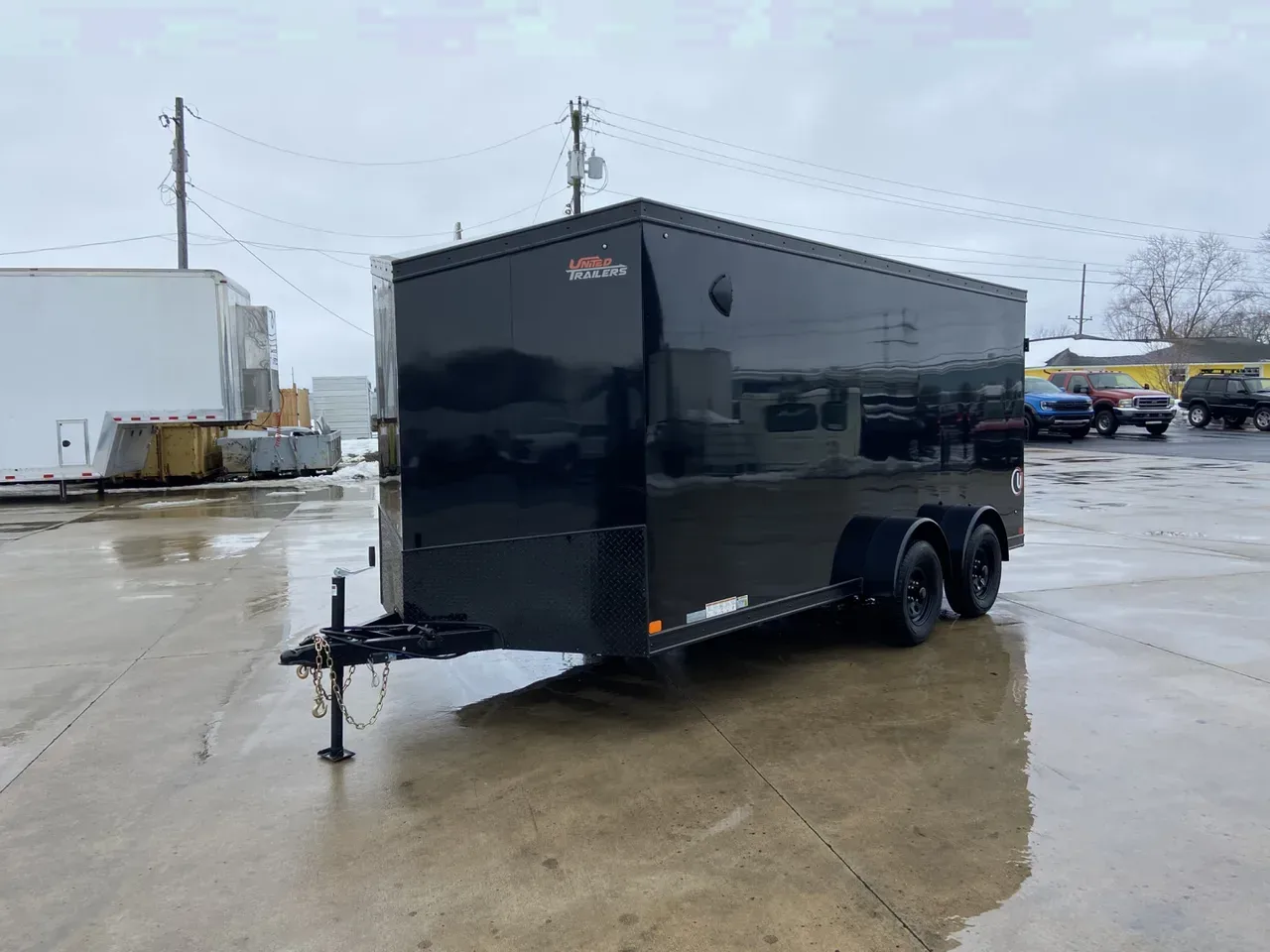 United UJ 16' V-Nose Enclosed Cargo Trailer