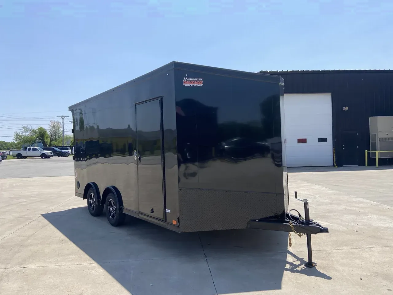 United UJ 16' V-Nosed Enclosed Cargo Trailer