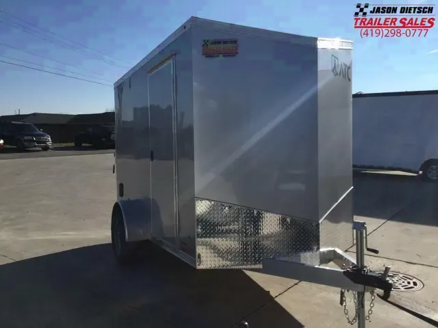 New Arrival! 2025 ATC Raven 6x10 All-Aluminum Wedge Nose Cargo Trailer