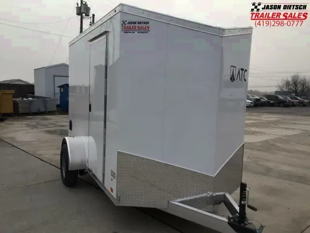 2025 ATC Raven 6x10 Aluminum Cargo Trailer with Rear Ramp