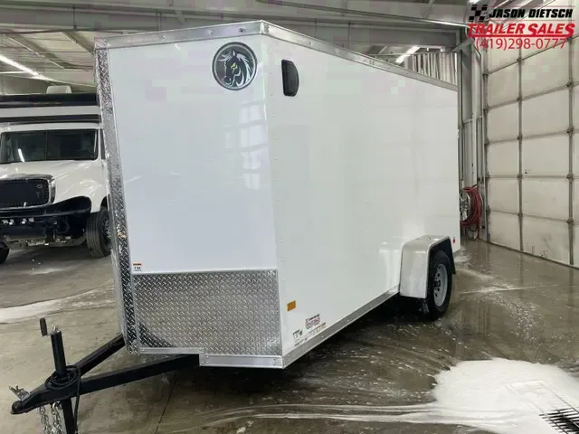 Make an Offer! 2024 Darkhorse Cargo 6x12 V-Nose Trailer with Rear Ramp Door