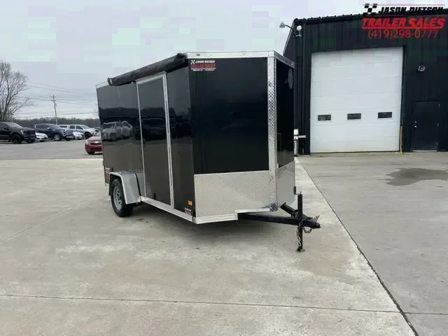 Darkhorse 6x12 Enclosed Cargo Trailer w/Awning & Rear Ramp Door