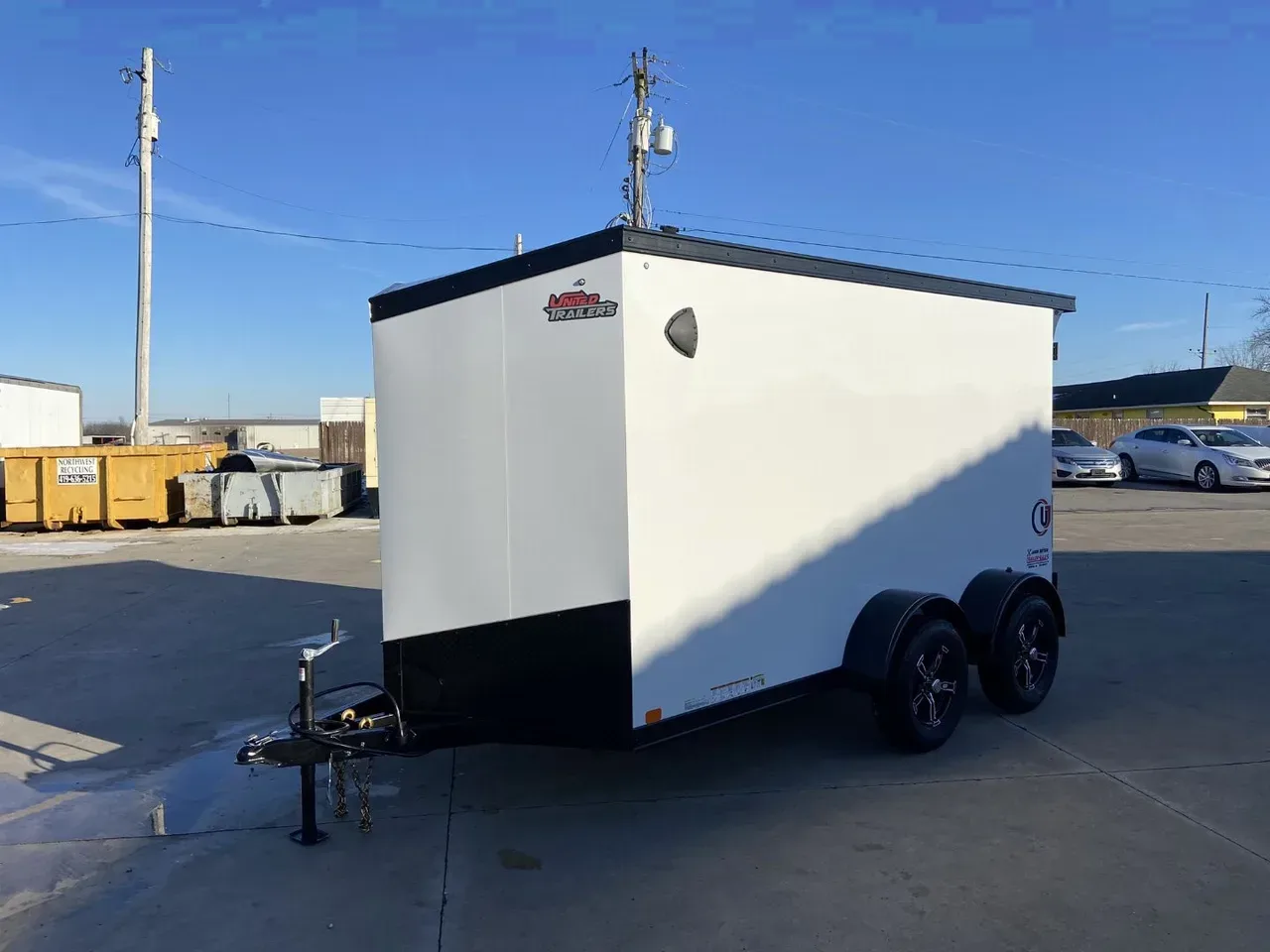 United UJ 6x12 V-Nose Enclosed Cargo Trailer