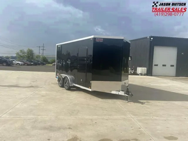 2025 Legend 7.5x16 V-Nose Cargo Trailer (Black) - Edgerton, OH