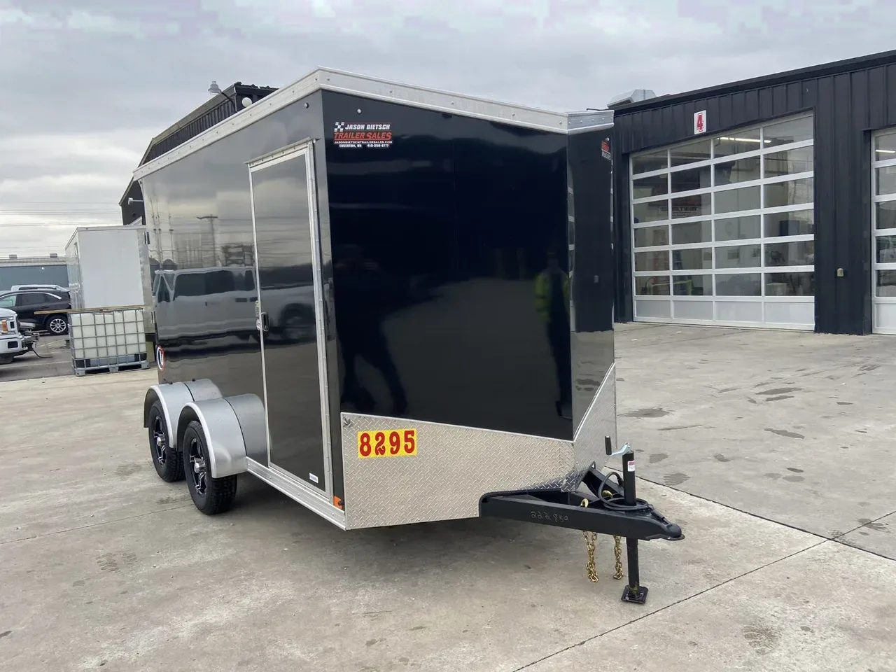 United UJ 7x12 V-Nose Enclosed Cargo Trailer