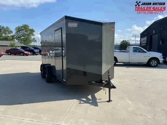 2025 Cargo Trailer 7x14 V-Nose Black Out - Edgerton, OH