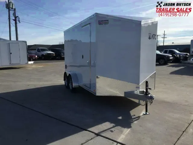 2025 ATC Raven 7x14 All-Aluminum Wedge Nose Cargo Trailer
