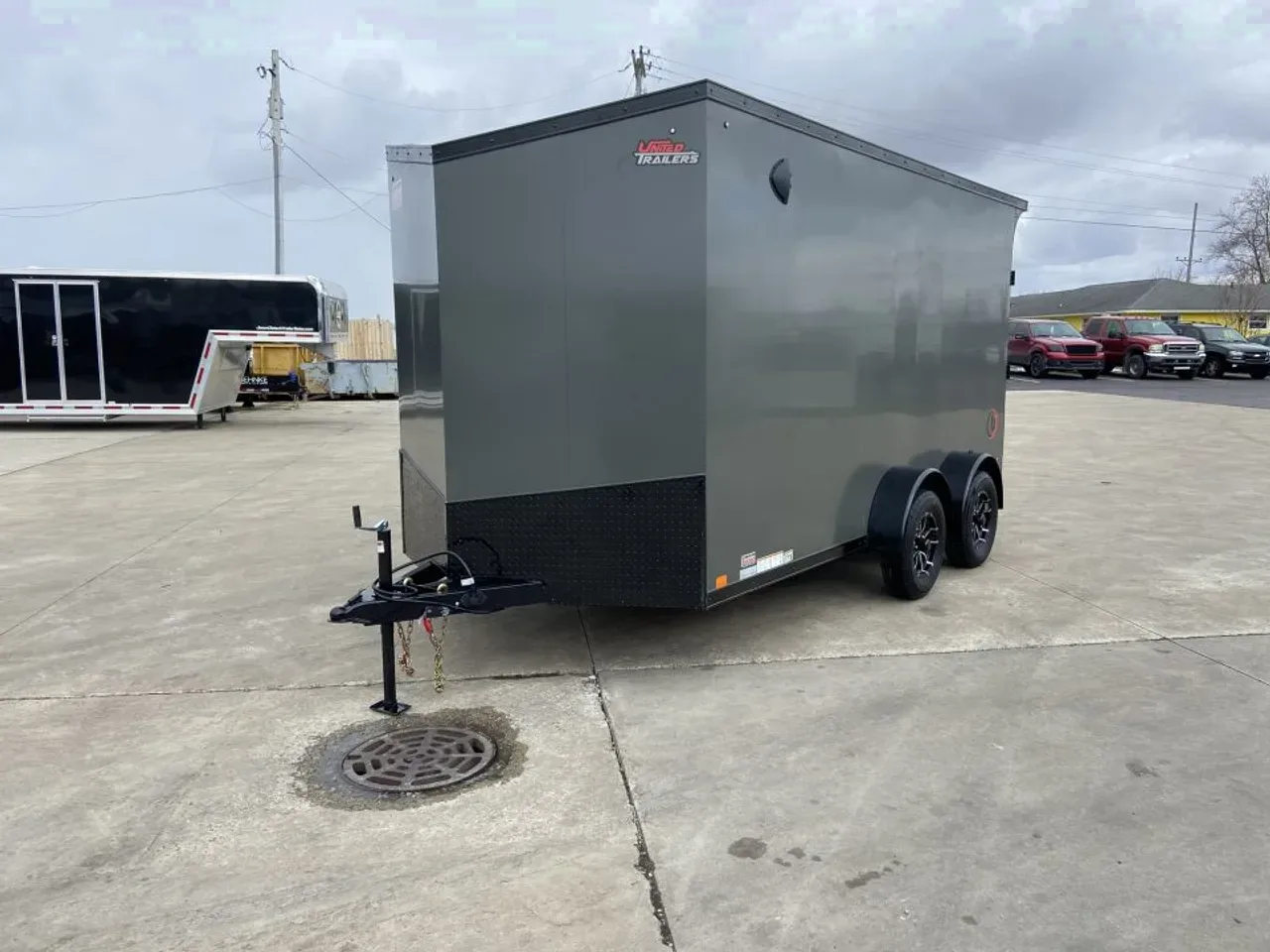 United UJ-7X14 Enclosed Trailer
