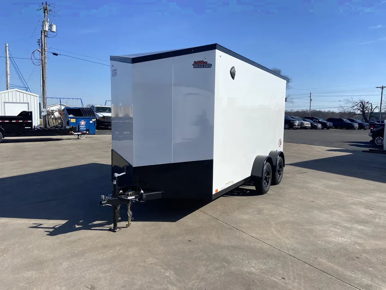 United UJ 7X14 Cargo Enclosed Trailer