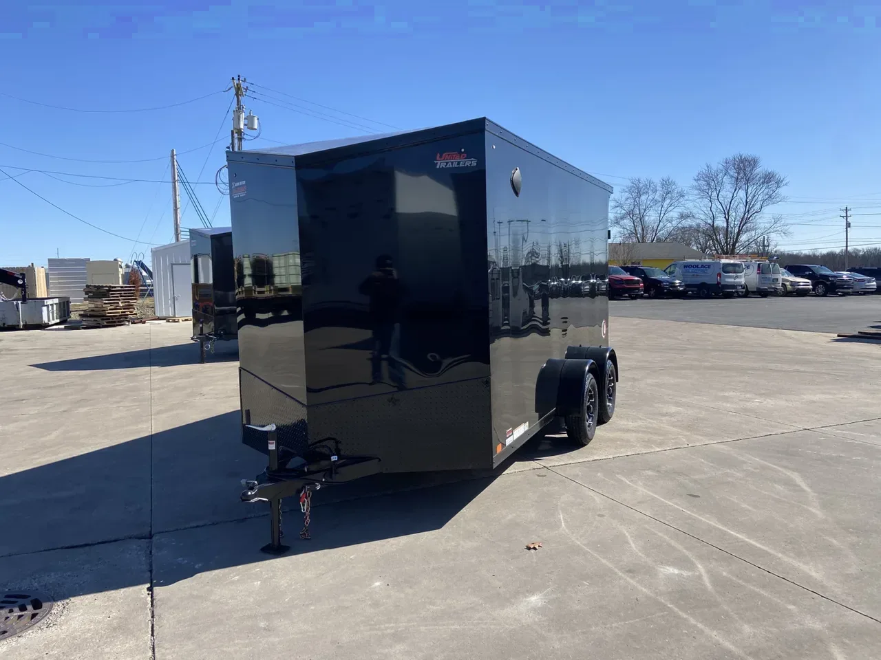 United UJ 7X14 Cargo Enclosed Trailer