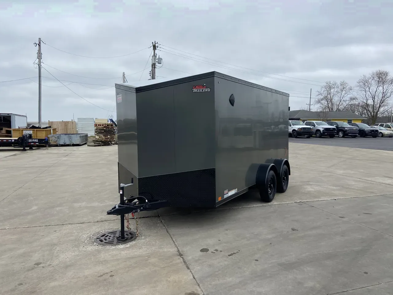 United UJ-S-7X14 Cargo Enclosed Trailer