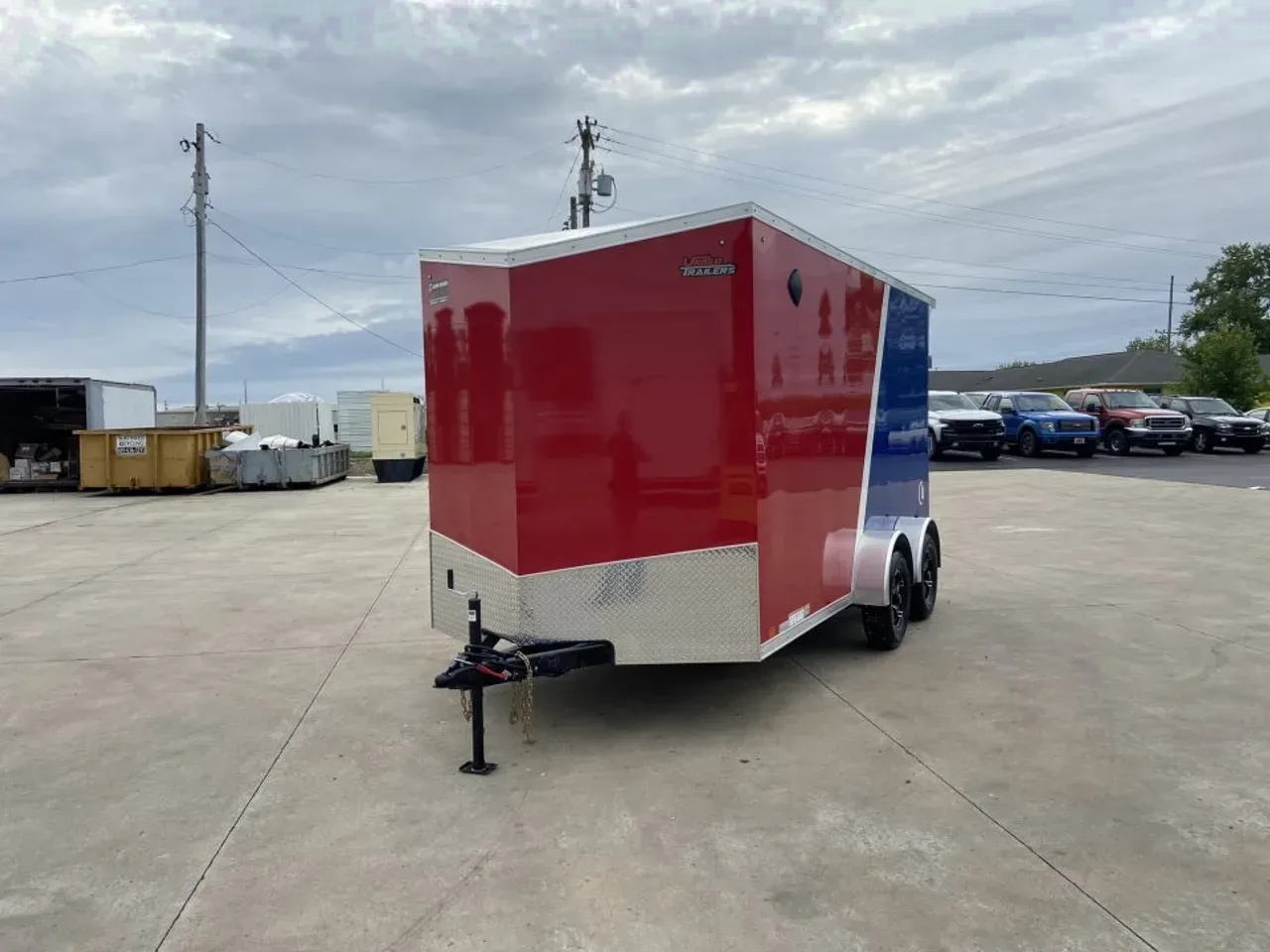 United UJ-7X14 Enclosed Trailer