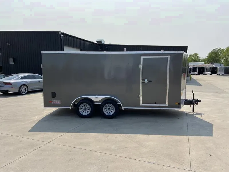 2024 Darkhorse 7x16 Wedge Nose Cargo Trailer 7K with Ramp Door - Make an Offer!