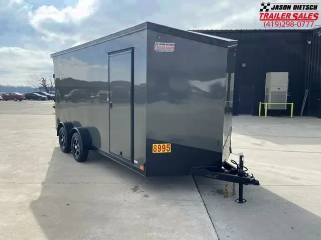 2025 United 7x16 V-Nosed Enclosed Cargo Trailer