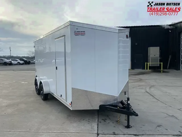 2025 United 7x16 V-Nose Enclosed Cargo Trailer