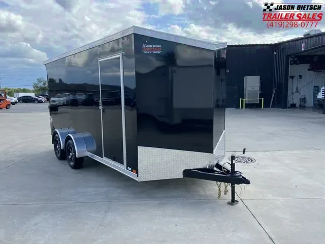 2025 United 7x16 V-Nose Tandem Axle Cargo Trailer