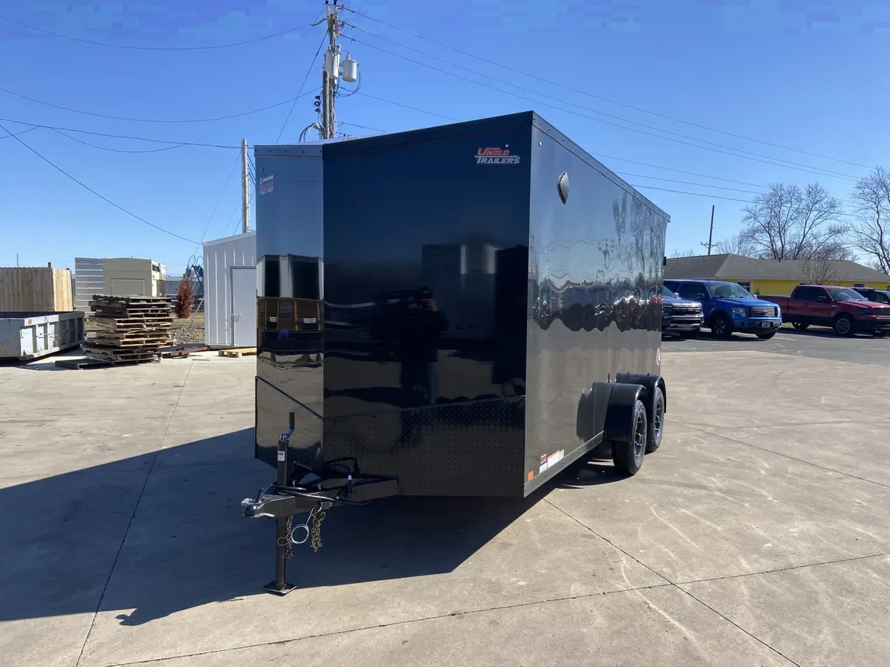 United UJ 7X16 Cargo Enclosed Trailer