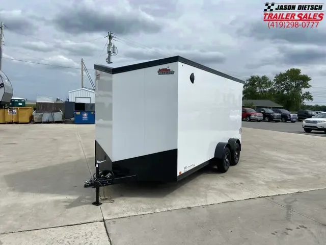 2025 United 7x16 White V-Nose Cargo Trailer - Edgerton, OH