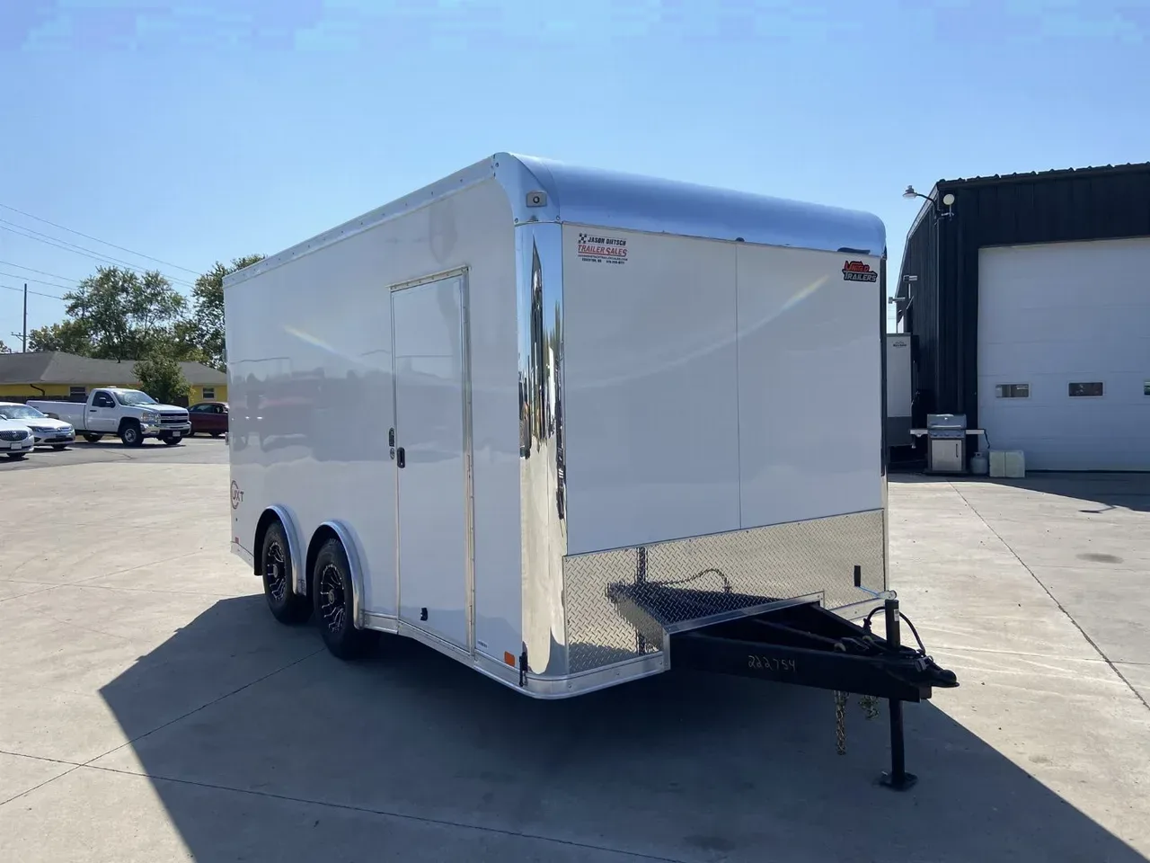 United UXT 8.5x16 Commercial Enclosed Cargo Trailer with Translucent Roof