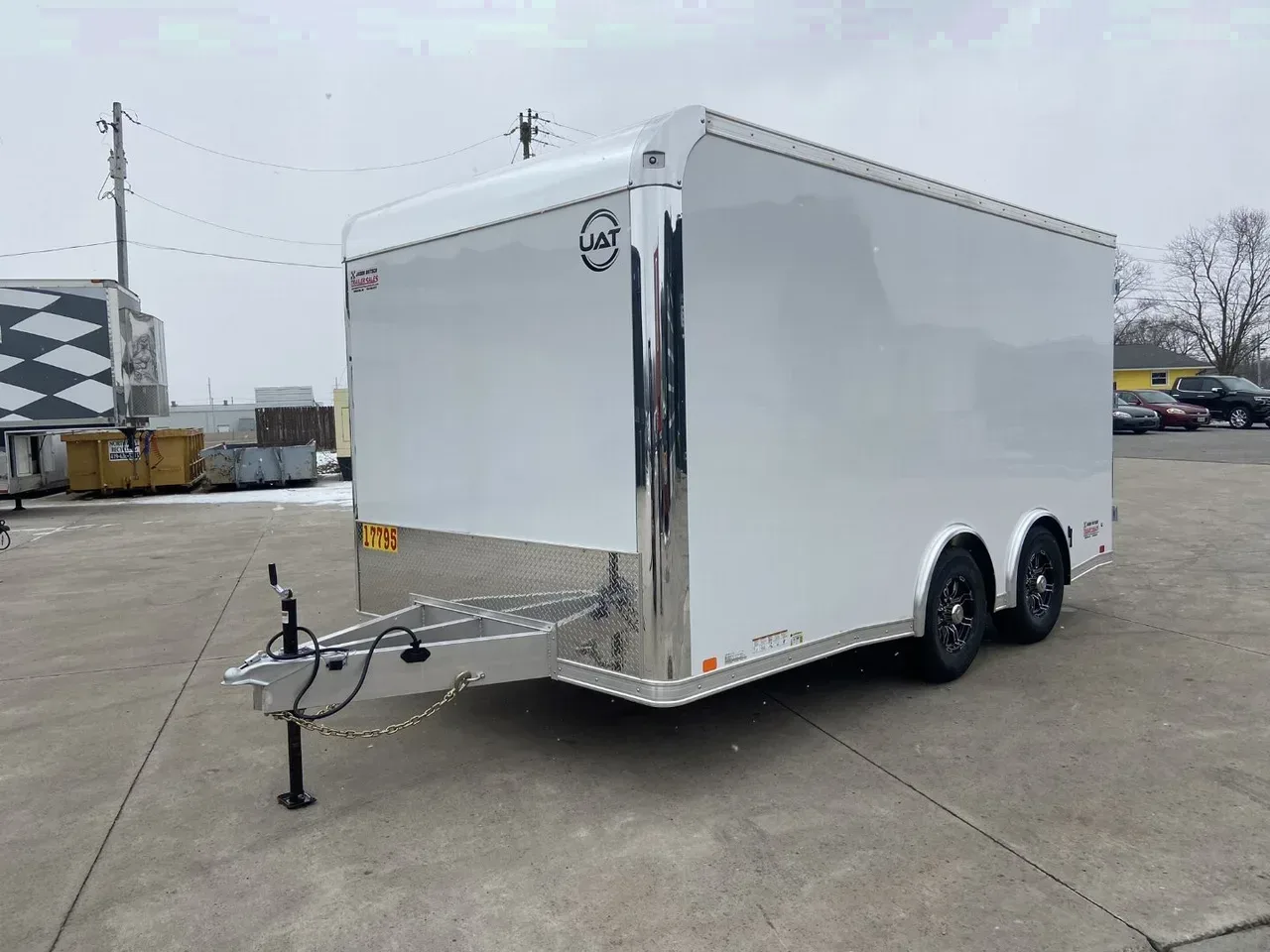 United UAT 8.5x16 Aluminum Enclosed Cargo Trailer