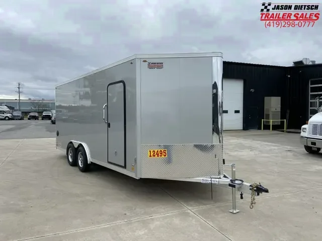 2025 Legend FTV 8x21 All Aluminum Extra Height Cargo Trailer 7K – Silver