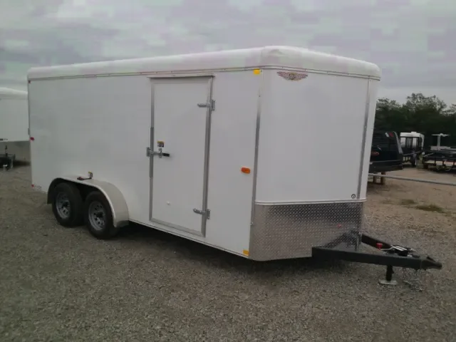 16ft White with 5200lb Axles