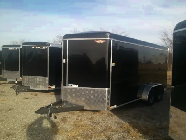 16ft  Enclosed  Cargo Trailer w/Ramp