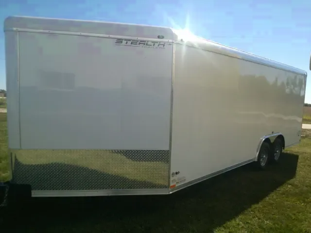20ft wedge front cargo trailer
