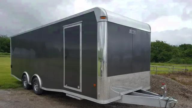 24ft Charcoal Aluminum Trailer-Loaded